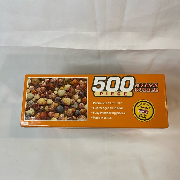 New Hoyle Shells 500 piece jigsaw puzzle - Picture 2 of 3